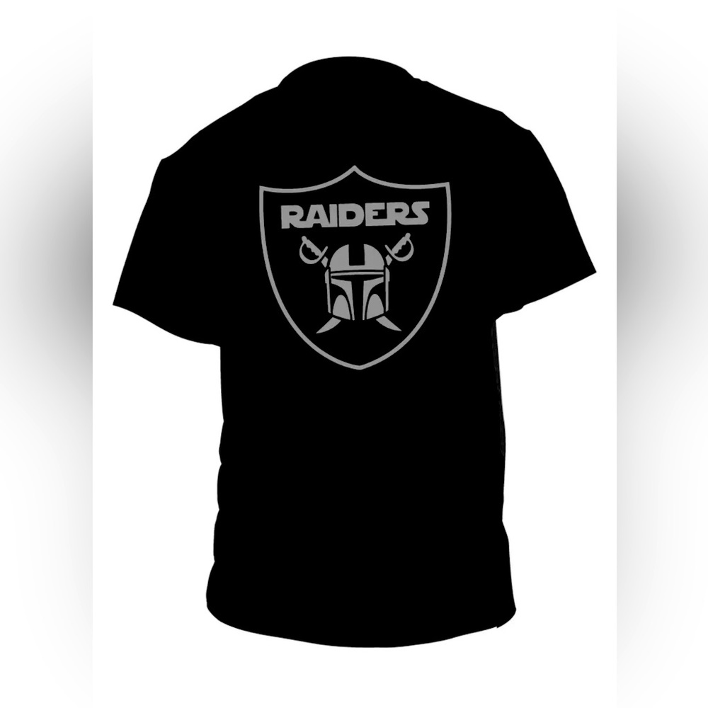 Las Vegas Raiders Mandalorian Star Wars Oakland Raider Nation T- Shirt
